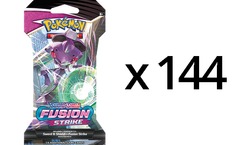 Pokemon SWSH8 Fusion Strike Sleeved Booster Case (144ct) -- PAYPAL, CASH OR WIRE ONLY